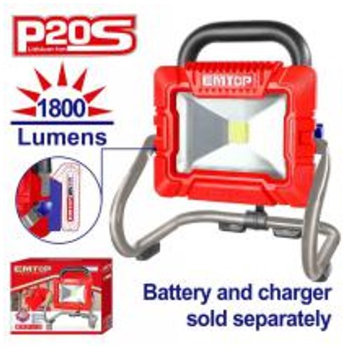 LWL2025, Cordless portable lamp - 20V Professional Cordless Power Tool with Battery Charger Kit